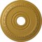 Ekena Millwork Munich Ceiling Medallion (Fits Canopies up to 5 5/8"), 17 1/2"OD x 3 5/8"ID x 1"P, Iridescent Gold CM17MUIGS - alternate 1